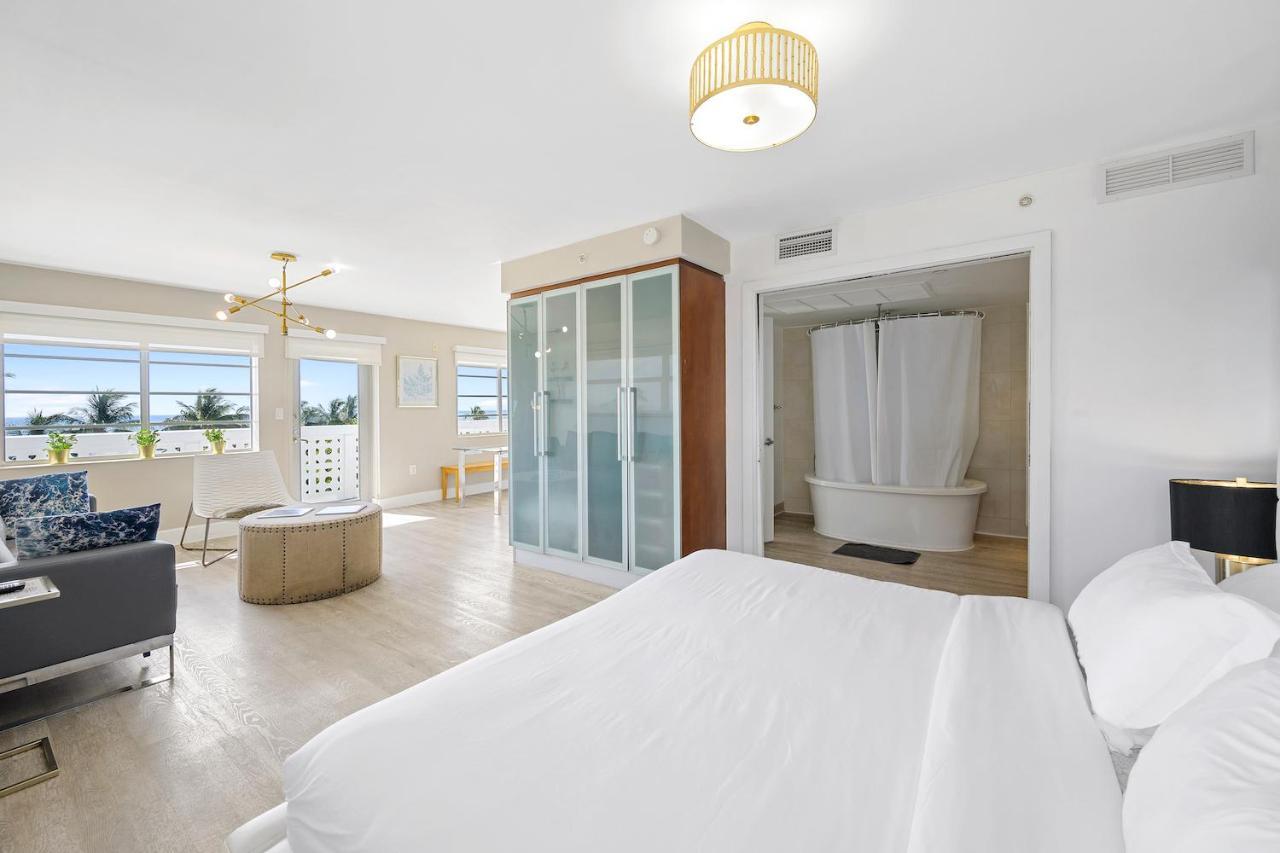 Ocean Drive Apartments With Rooftop Pool, South Beach, Miami ไมอามีบีช ภายนอก รูปภาพ